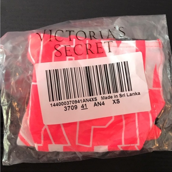 New Victoria’s Secret PINK Mini Logo Strappy Cheekster Panties - XSmall - Picture 3 of 3